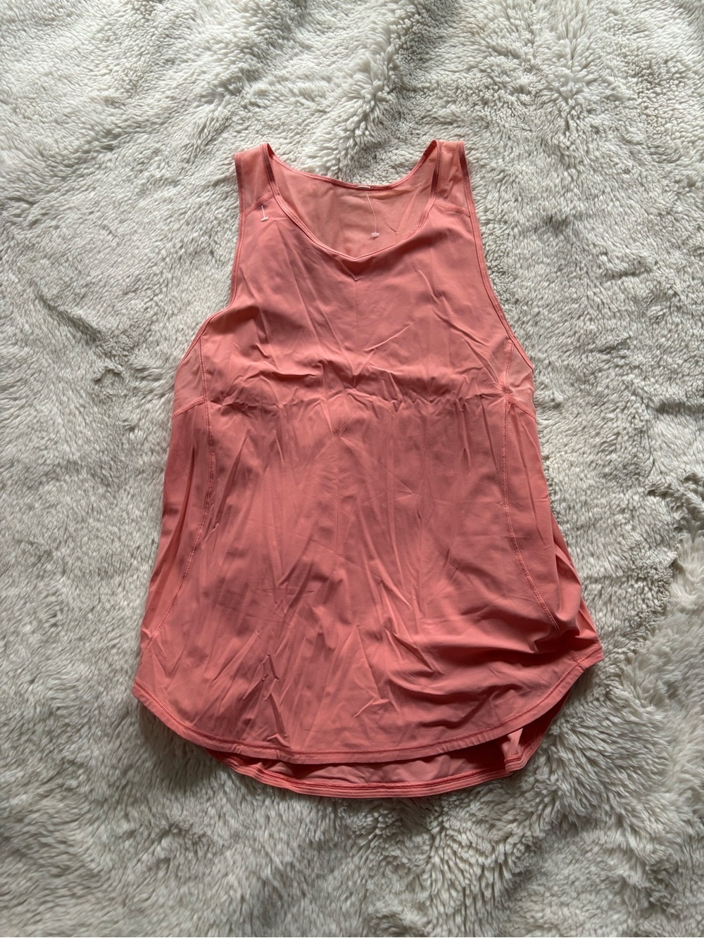 Lululemon Sculpt Tank II in Light Coral Pink